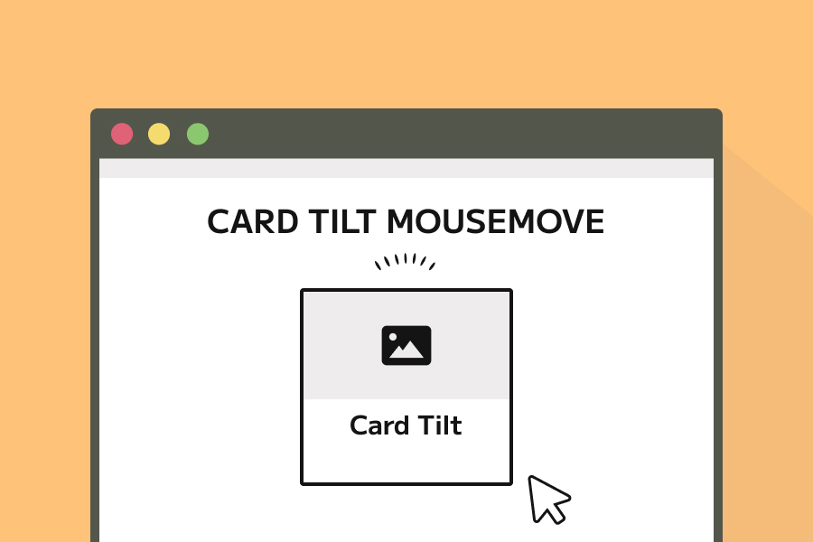 マウスの位置に応じて傾くカードコンポーネント