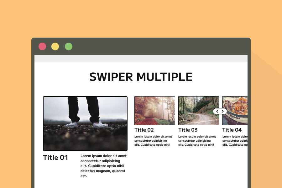Swiperでレイアウト形状が異なる複数のスライダーを連動して動かす方法